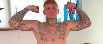 Young Straight Blond Stud Wanks his Rock Hard Uncut Cock & Squirts Cum Everywhere!