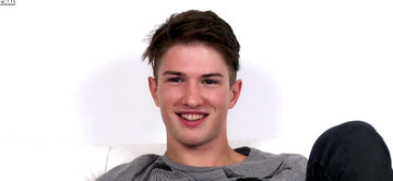 Michal shows his big uncut cock