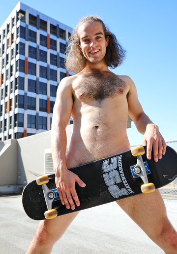 Naked out on the roof with Reece Anderson